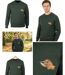 Pull Ras du Cou Homme Ledertys Kaki avec Broderie Bécasse-3