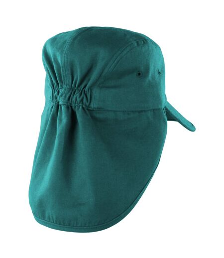 Result Unisex Headwear Folding Legionnaire Hat / Cap (Bottle Green)