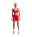 Womens/ladies Indy Plunge Sports Bra Crimson Red White Nike-1
