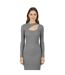 Robe Moulante Manches Longues Femme Kaki Jack Wills-4