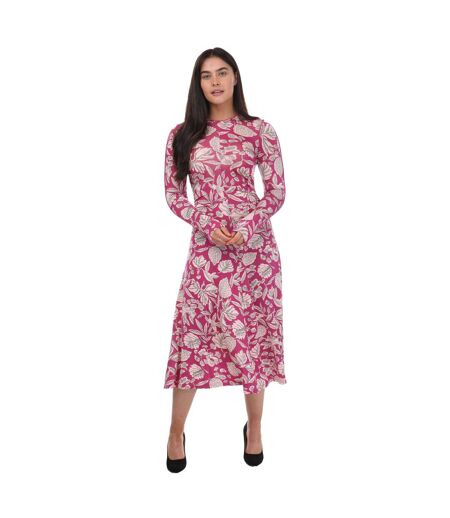 Womens/ladies aloria skimming midi dress pink Ted Baker