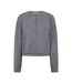Womens/ladies Drop Shoulder Cardigan Charcoal Jack Wills-1