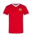 Mens Manchester Crest Polyester T-shirt Red Fan Originals-2