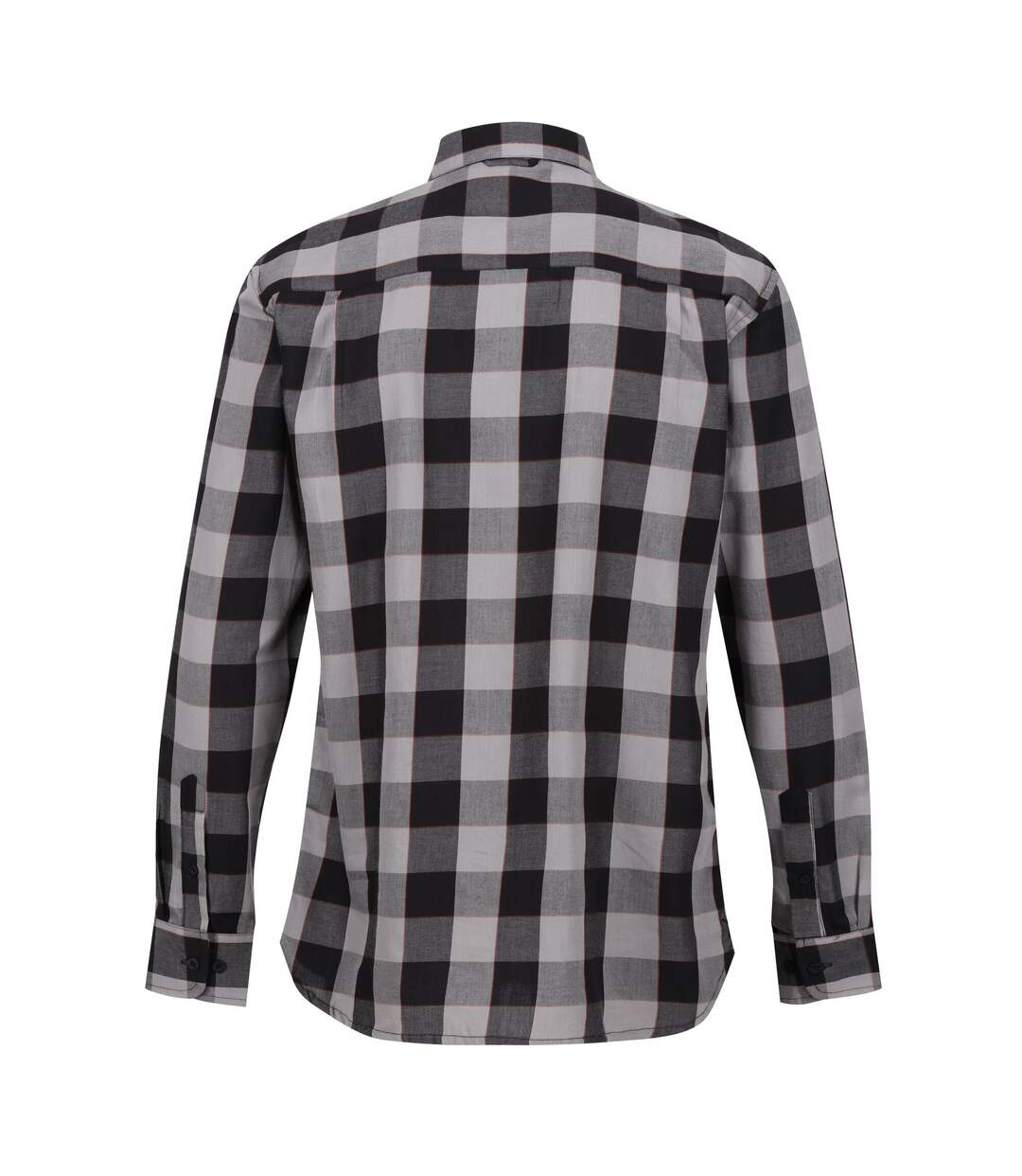 Mens lance checked shirt dark grey/black Regatta-2