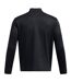 Mens Curry Moisture Wicking Raglan Travel Jacket Triple Black Under Armour-3