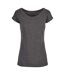 T-shirt femme anthracite Build Your Brand-1