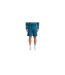 Mens Relaxed Fit Pyjama Shorts Blue Boss-1