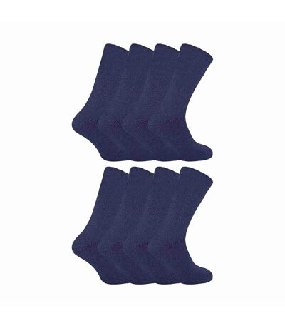 Paquet de 8 chaussettes de lit thermiques super douces pour hommes