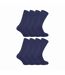Paquet de 8 chaussettes de lit thermiques super douces pour hommes-1