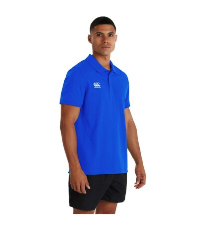 Canterbury Mens Waimak Short Sleeve Pique Polo Shirt (Royal) - UTPC2463