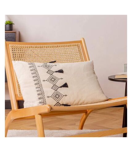 Pritta tassel cushion cover 40cm x 60cm natural Furn