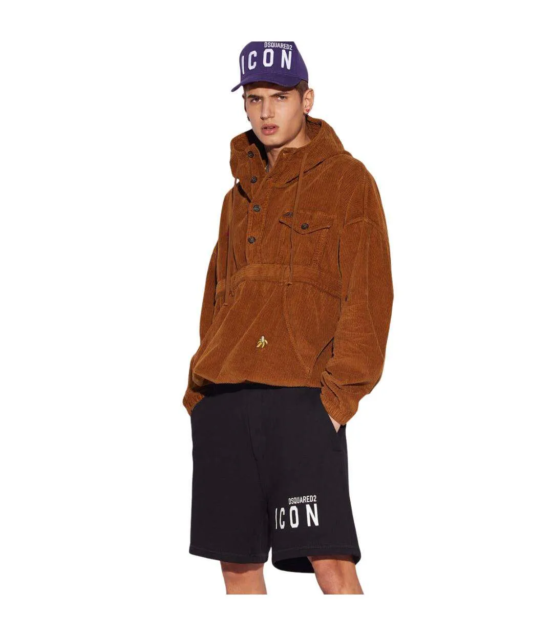 Mens Icon Logo Shorts Black DSquared2-3