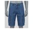 WINCHESTER INDIGO1 : Bermuda en jean homme bleu stone en coton style cargo décontracté-3