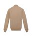 Sweat Uni À Col Montant Zippé Keaton Homme Beige Foncé Regatta-2