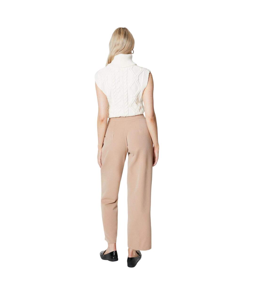 Pantalon femme brun clair Maine-2