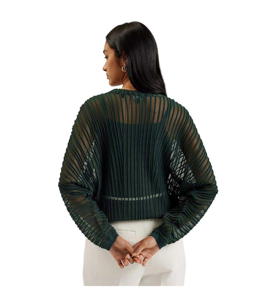 Haut Motif/style À Rayures Femme Vert Foncé Ted Baker-3