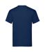 Unisex adult heavy cotton t-shirt navy Fruit of the Loom