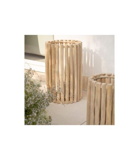 Lot de 2 Lanternes en Teck Myrtle 60cm Naturel