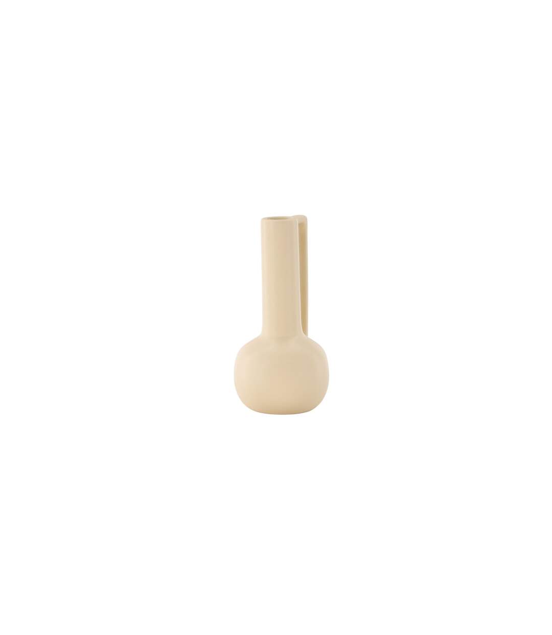 Vase Design en Céramique Allis 36cm Jaune-4