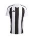 Maillot De Foot Style À Rayures Homme Blanc Noir Adidas-2