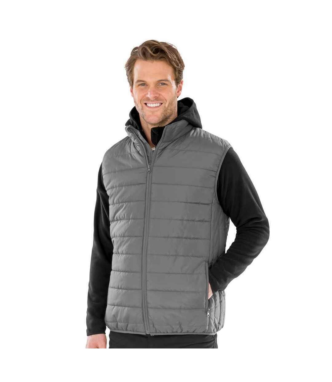Mens Promo Core Padded Body Warmer Grey Result-1