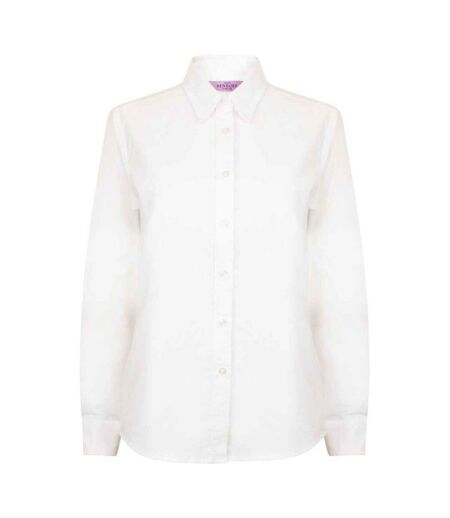 Chemisier Manches Longues Classic Femme Blanc Henbury