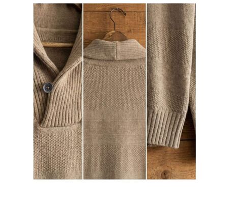 Pull camionneur col montant à boutons PANCAKE1B