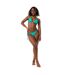 Womens/ladies Triangle Bikini Top Green Jack Wills-1