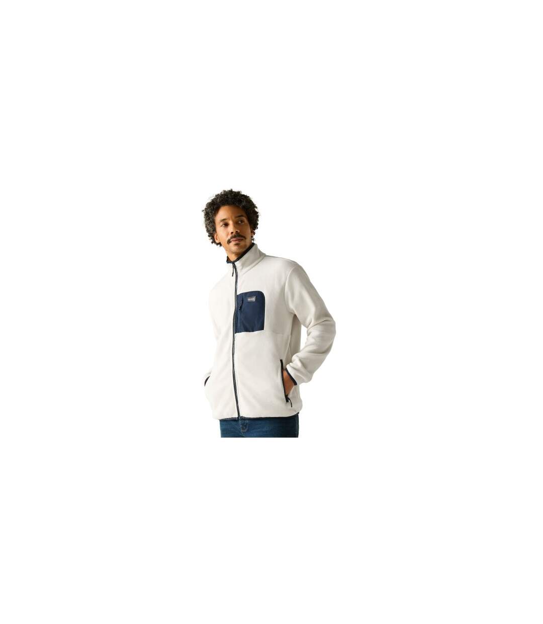 Veste Polaire Frankie Homme Blanc Bleu Marine Regatta-1