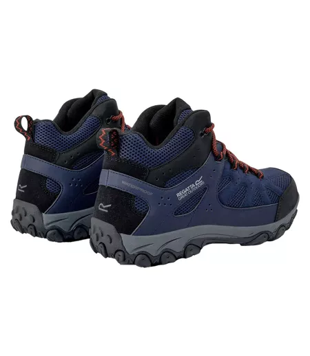 Chaussures De Marche Edgepoint Homme Bleu Marine Terre Cuite Regatta