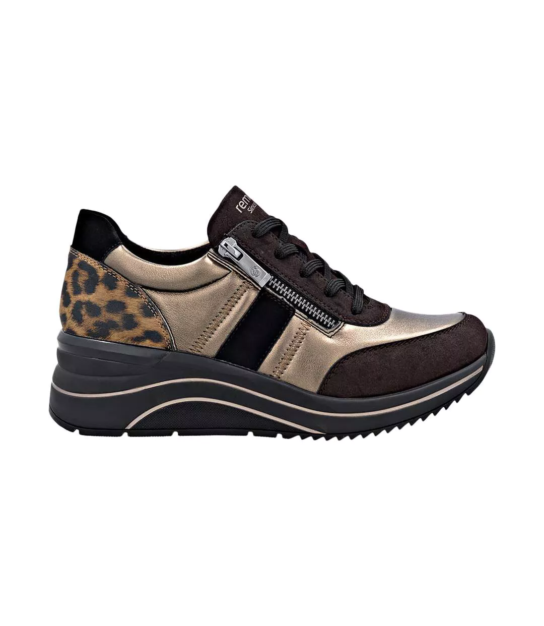 Basket à Lacets Et Zip Remonte Newa-2