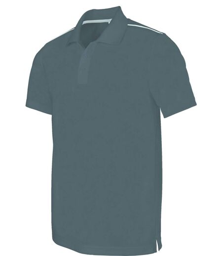 Polo homme sport - PA480 - gris - manches courtes