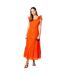 Robe mi-longue femme rouge Dorothy Perkins-1