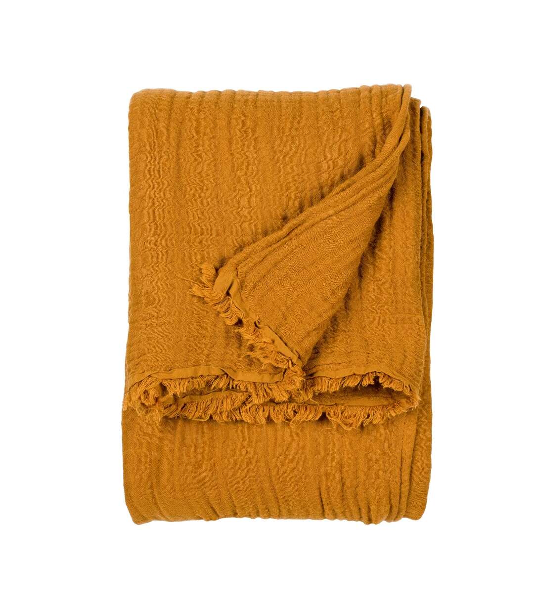 Lark cotton crinkled throw cumin Yard-1