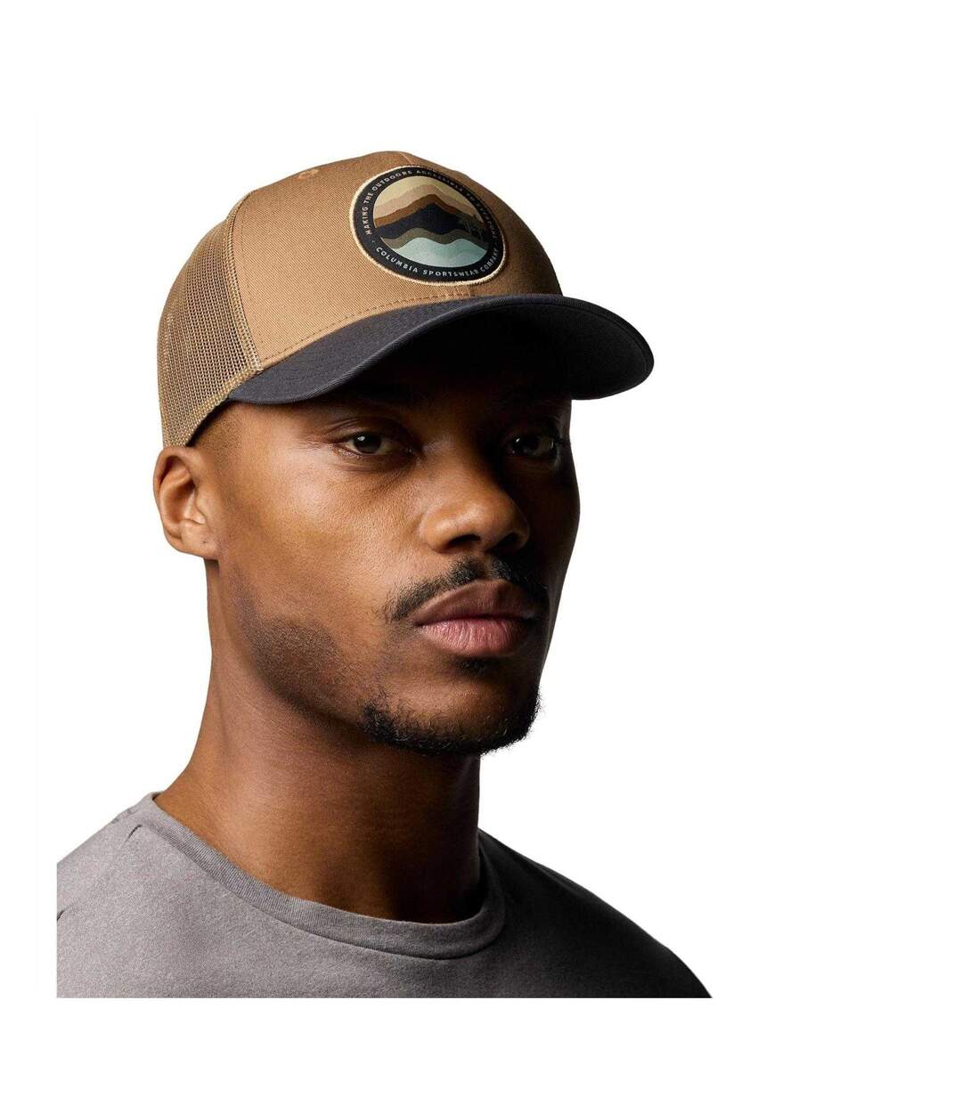 Mountain Trucker Cap Brown Dark Grey Columbia-4
