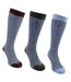 Sock Snob - 3 paires de chaussettes femme extra longues en laine douce et chaude-5