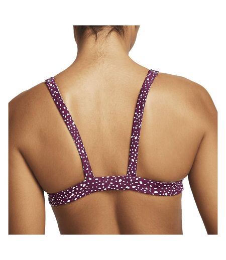 Haut de maillot de bain Violet Femme Nike Reversible Bralette - L