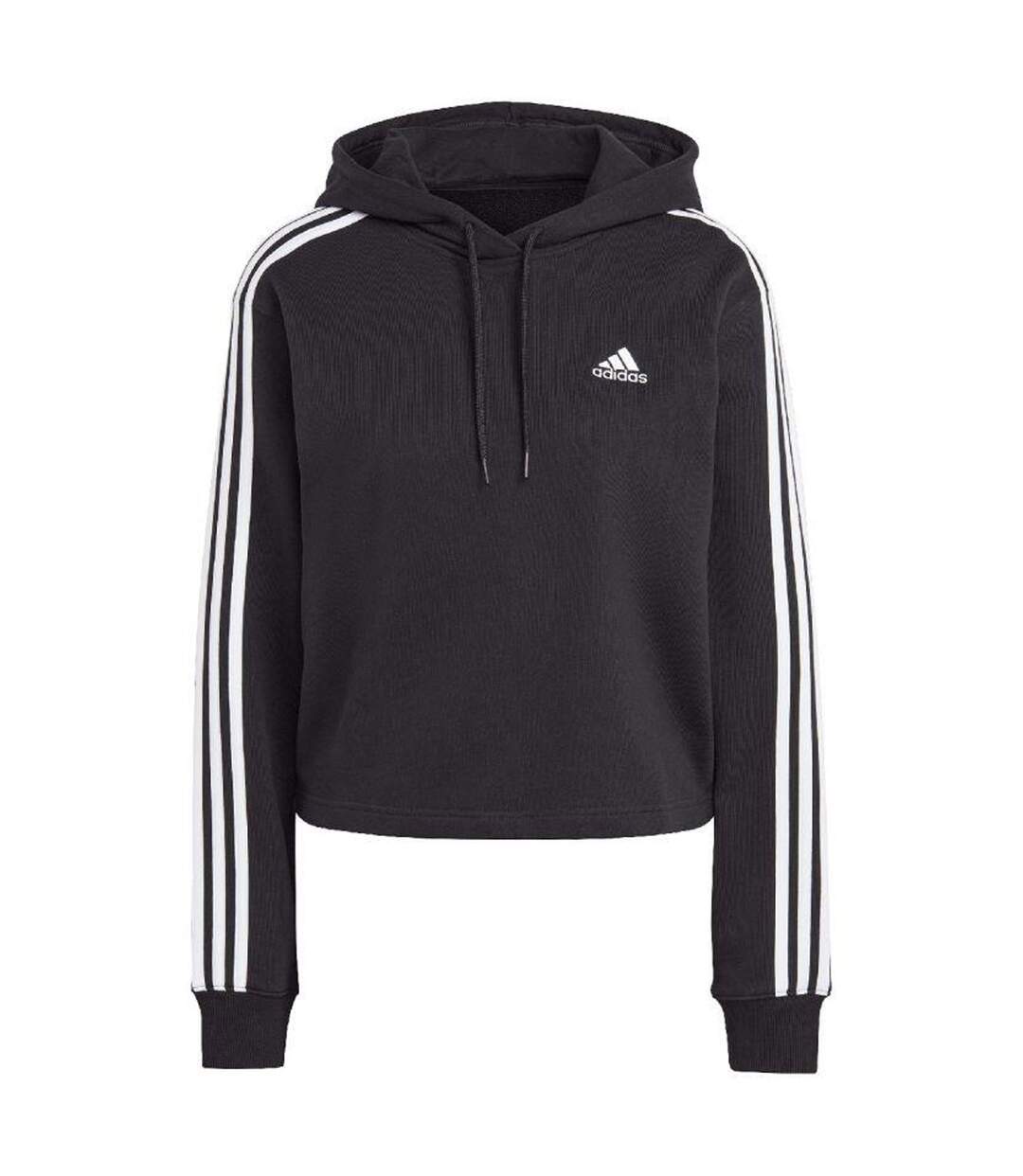 Sweat À Capuche Essentials Femme Noir Adidas-2