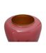 Vase Design en Métal Artisse 36cm Corail & Or-3