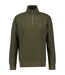 Mens Embroidered Logo Half Zip Sweatshirt Juniper Green Gant-1
