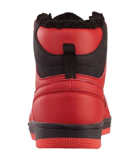Baskets Montantes Adulte Noir Rouge Kappa
