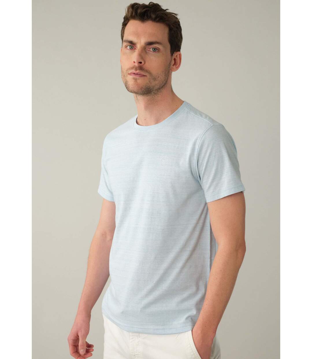 T-shirt à motif uni pour homme COLADA-1