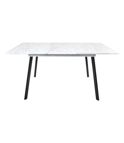 Table repas extensible 4 à 6 personnes Plateau imitation marbre