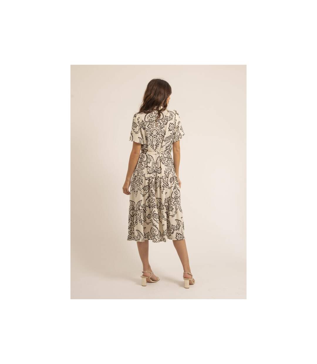 Robe mi-longue motifs IONELA - Dona X Lisa