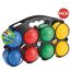 Pack of 8  Plastic boules set  one size black/multicoloured Toyrific