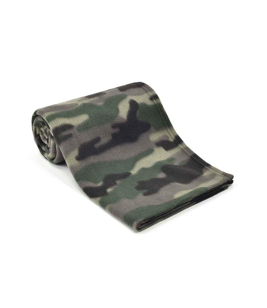 Camo polar fleece dog blanket 100cm x 80cm green Brand Lab