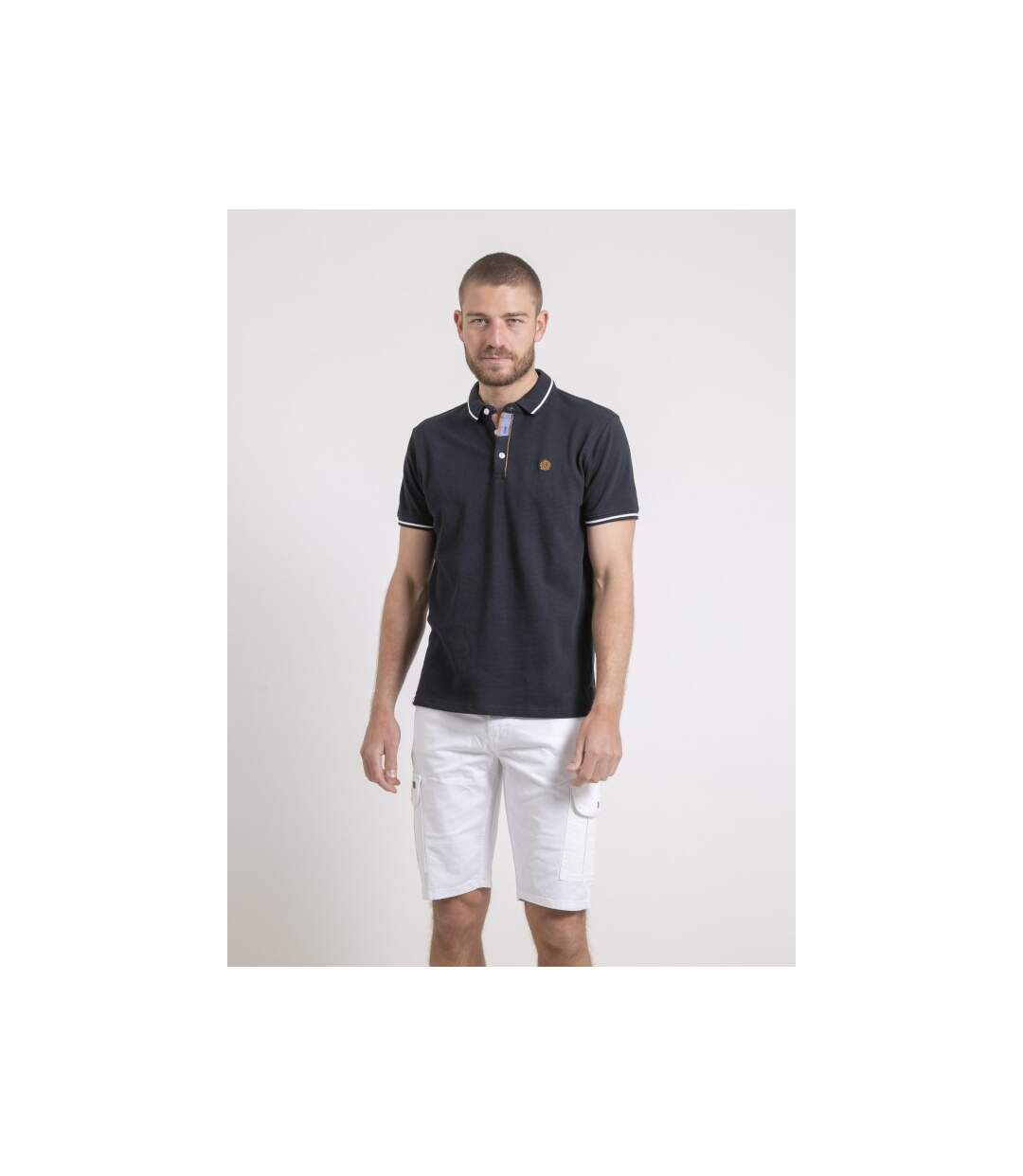 Polo manches courtes pur coton PEPILAN-1