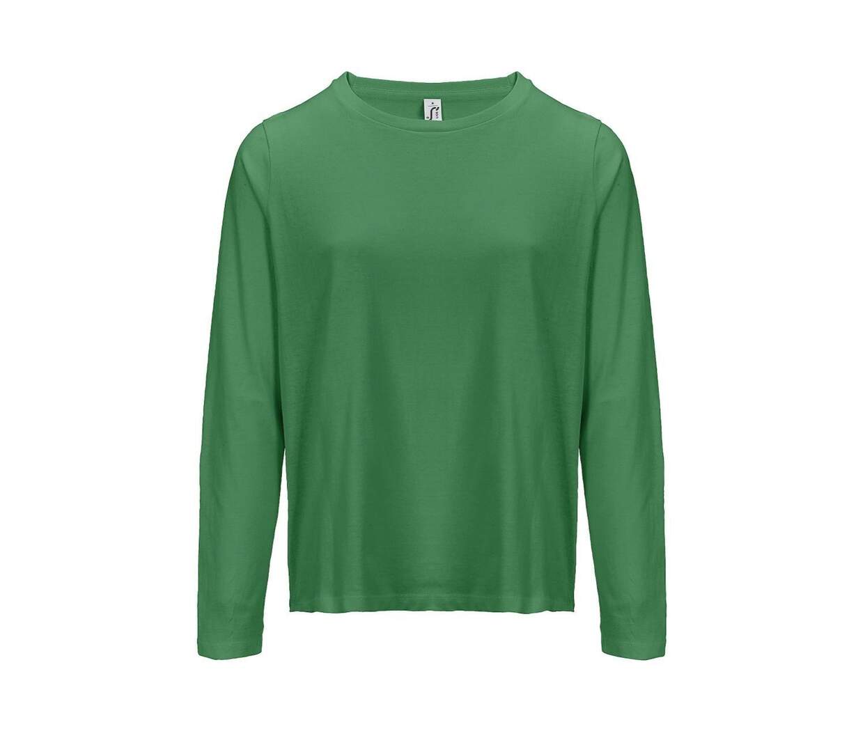 T-shirt manches longues FEMME - 04443 - vert prairie-2