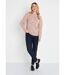 Pull chaud mouliné col rond avec laine et mohair-3