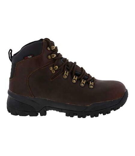 Johnscliffe Mens Canyon Leather Superlight Hiking Boots (Brown) - UTDF552